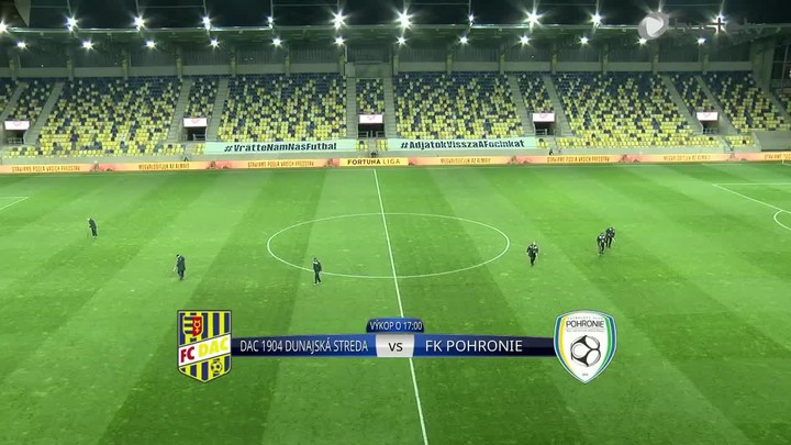 ZOSTRIH: DAC Dunajská Streda - FK Pohronie 0:0